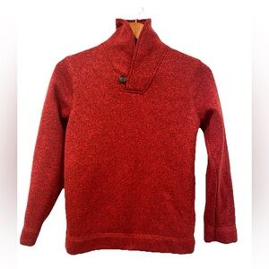 Old Navy Boys Youth L (10-12) Pullover Long Sleeve Sweater With Button Accessory